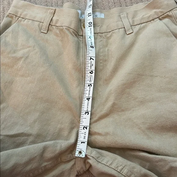 Trave Pants Womens 28 Tan High Rise Joan Full Wide Leg Trouser Casual Office - Picture 5 of 8